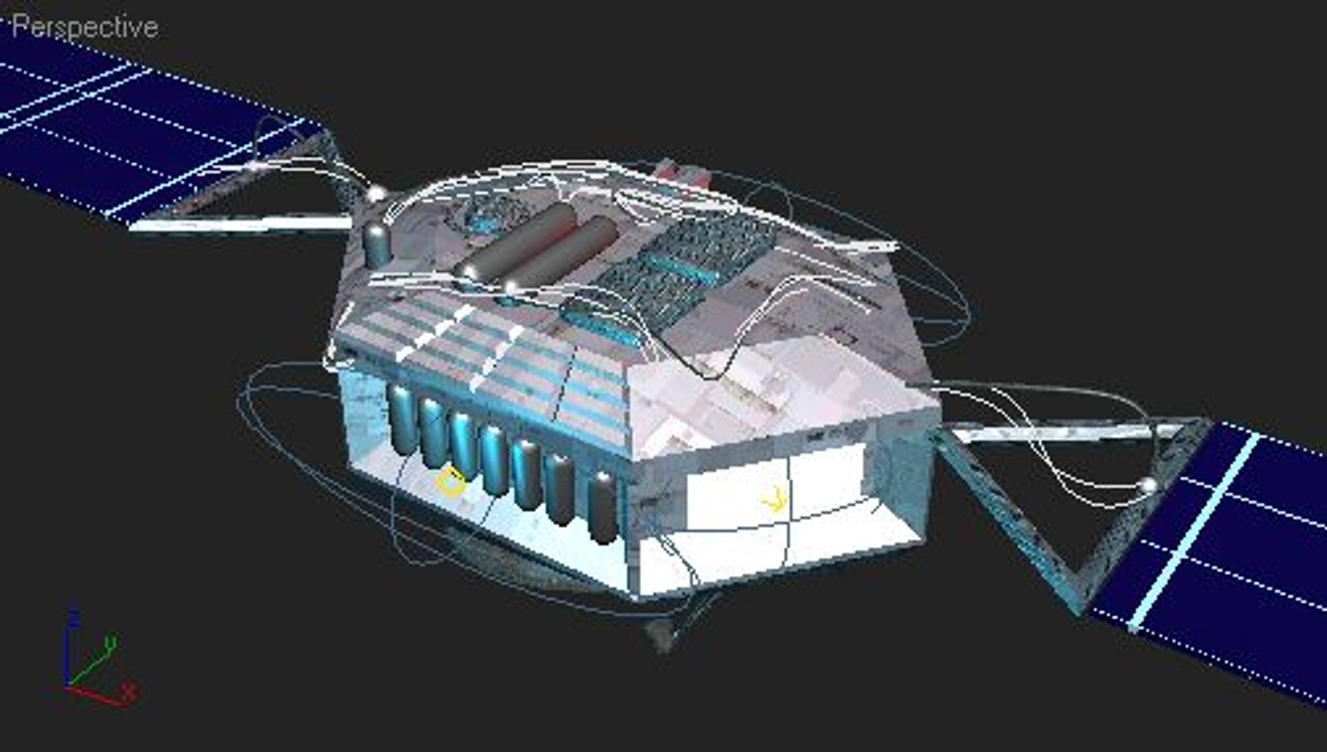 3d satelite model