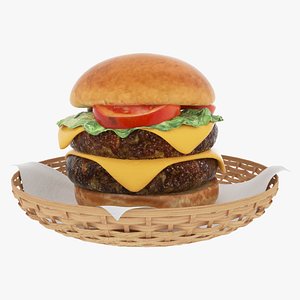 3D burger