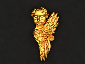 angel mold decor 3D model