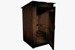 obj wooden latrine
