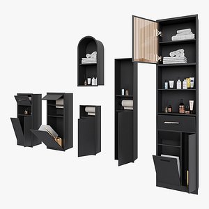 Minimalist Bathroom Storage