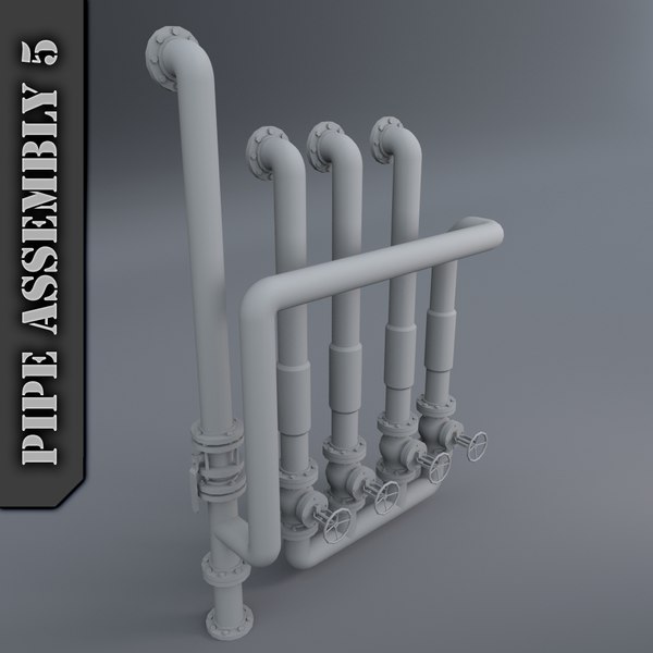 pipe assembly 3d model