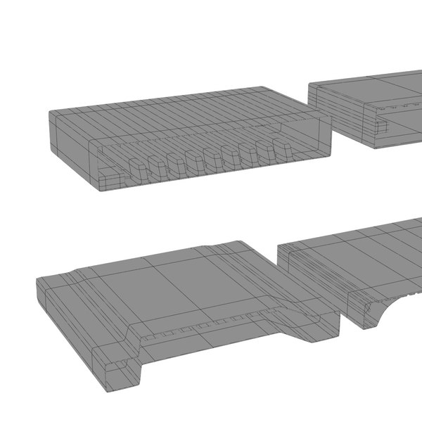 computer ports 3d model
