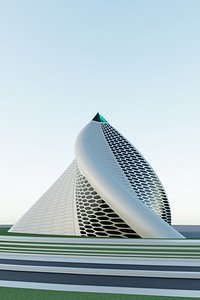 hotel building 3D model