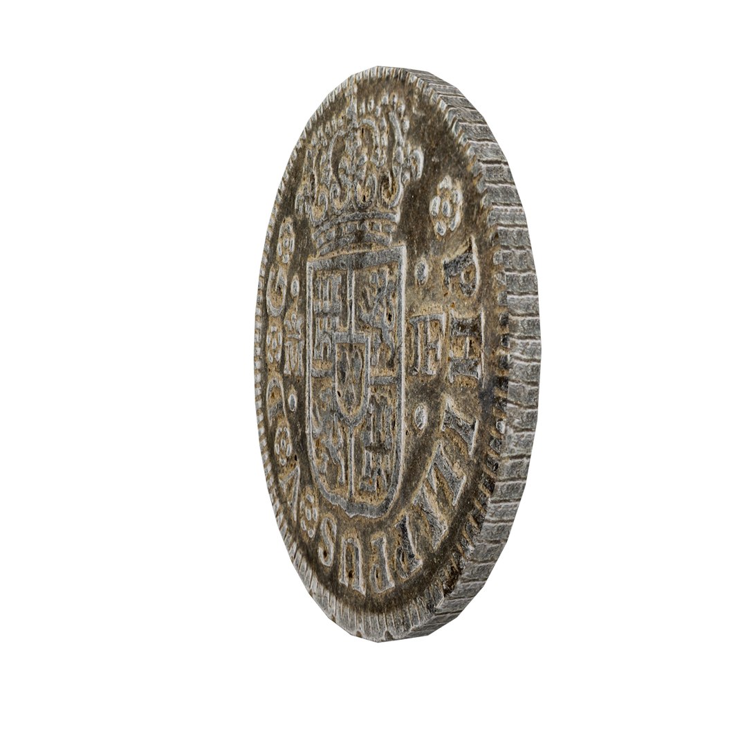3D Modeled Ancient Spanish Coin - TurboSquid 1482201