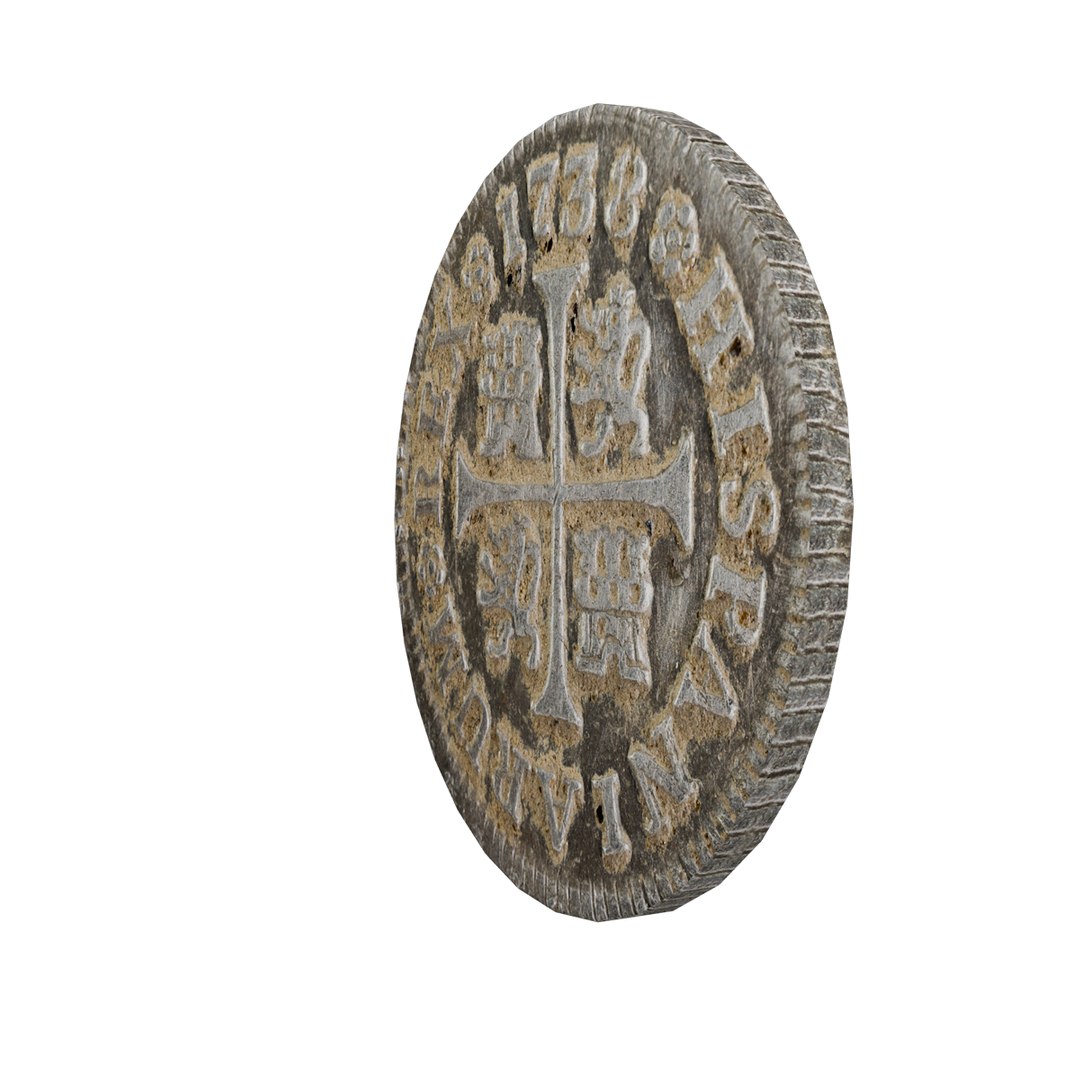 3D Modeled Ancient Spanish Coin - TurboSquid 1482201