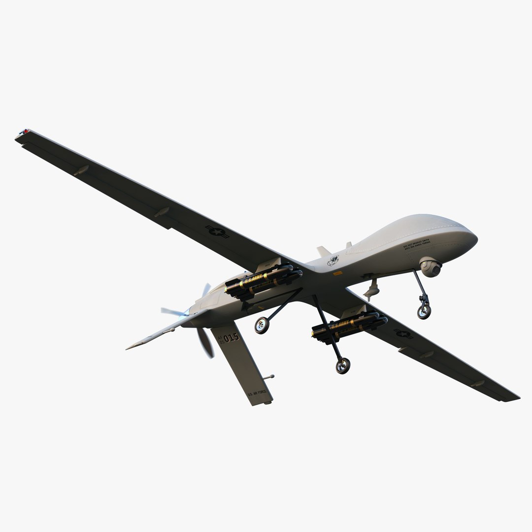 General Atomics Mq-1c Sky 3d 3ds