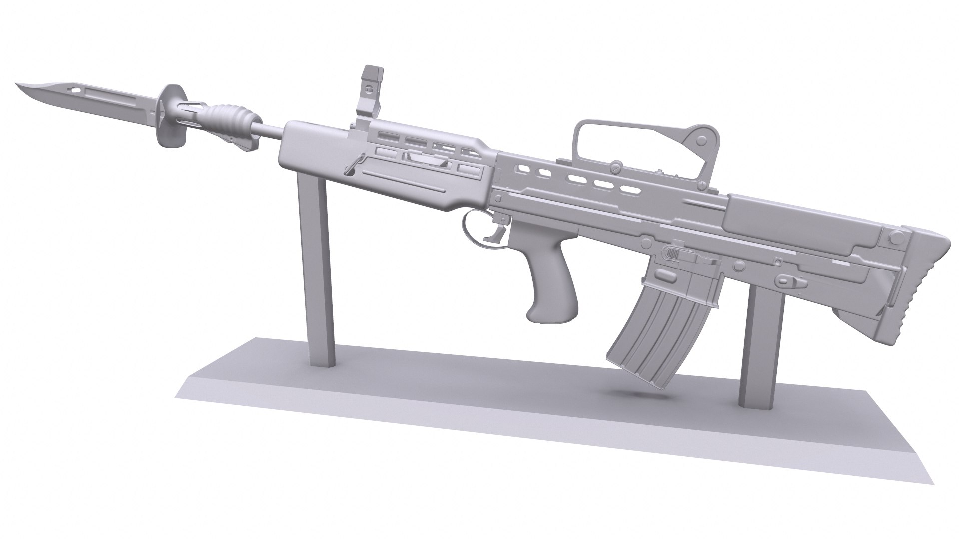 3D Model Print L85a2 British Assault Rifle - TurboSquid 1454630