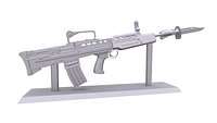 L85A2 Bayonet British Assault Rifle Statuette