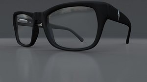 3D main central glasses model
