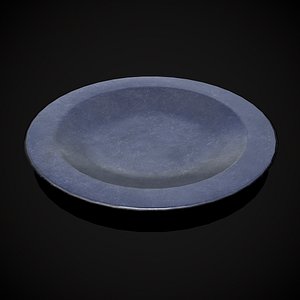 3D Basic Metal Plate model