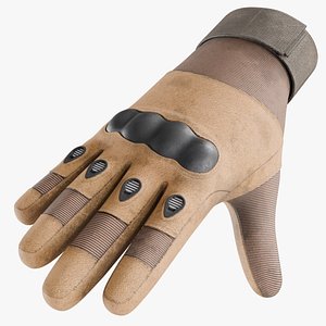 3D model Tactical Gloves 01 g