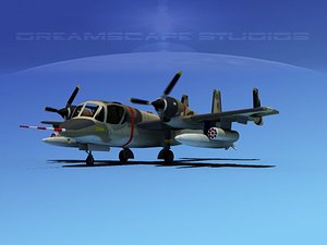 ov-1d mohawk grumman recon 3d x