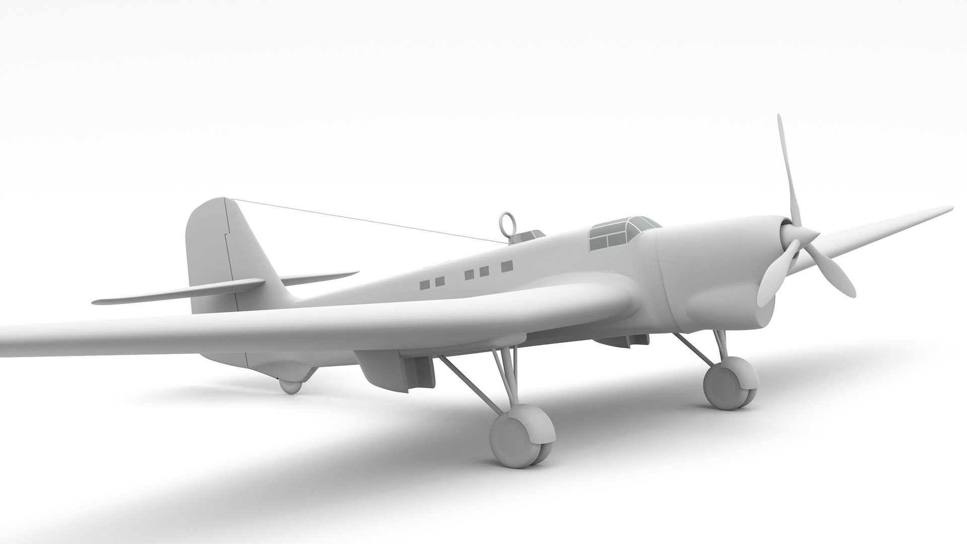 3D Simple Tupolev Ant-25 Model - TurboSquid 1825714