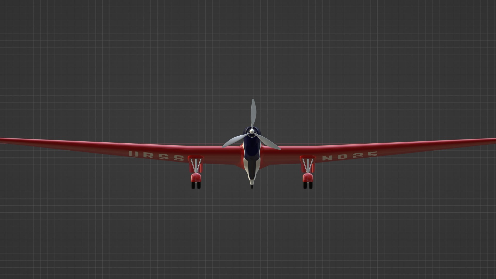 3D Simple Tupolev Ant-25 Model - TurboSquid 1825714