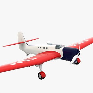 3D simple tupolev ant-25 model