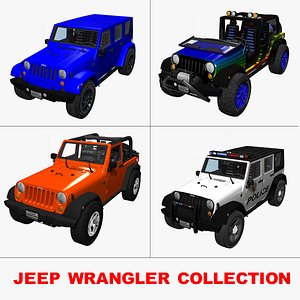 3d model of jeep wranglers