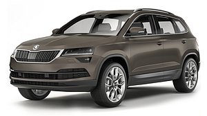 3D Skoda Karoq 2018