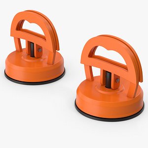 3D Glass Suckers model
