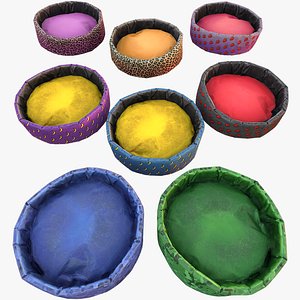 3D model Bed Pillow For Pet Cat Dog Animal Zoo Furniture