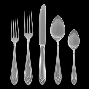 3D tableware model