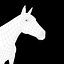 Horse White with Fur