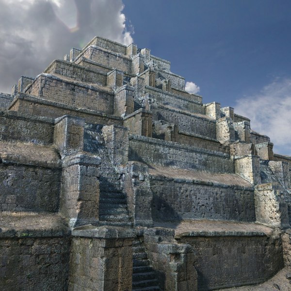 pyramid temple pack 3 obj