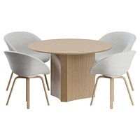 Mat Armchair Bue Table by Normann Copenhagen