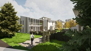 3D SITE PROJECT IN ISTANBUL model