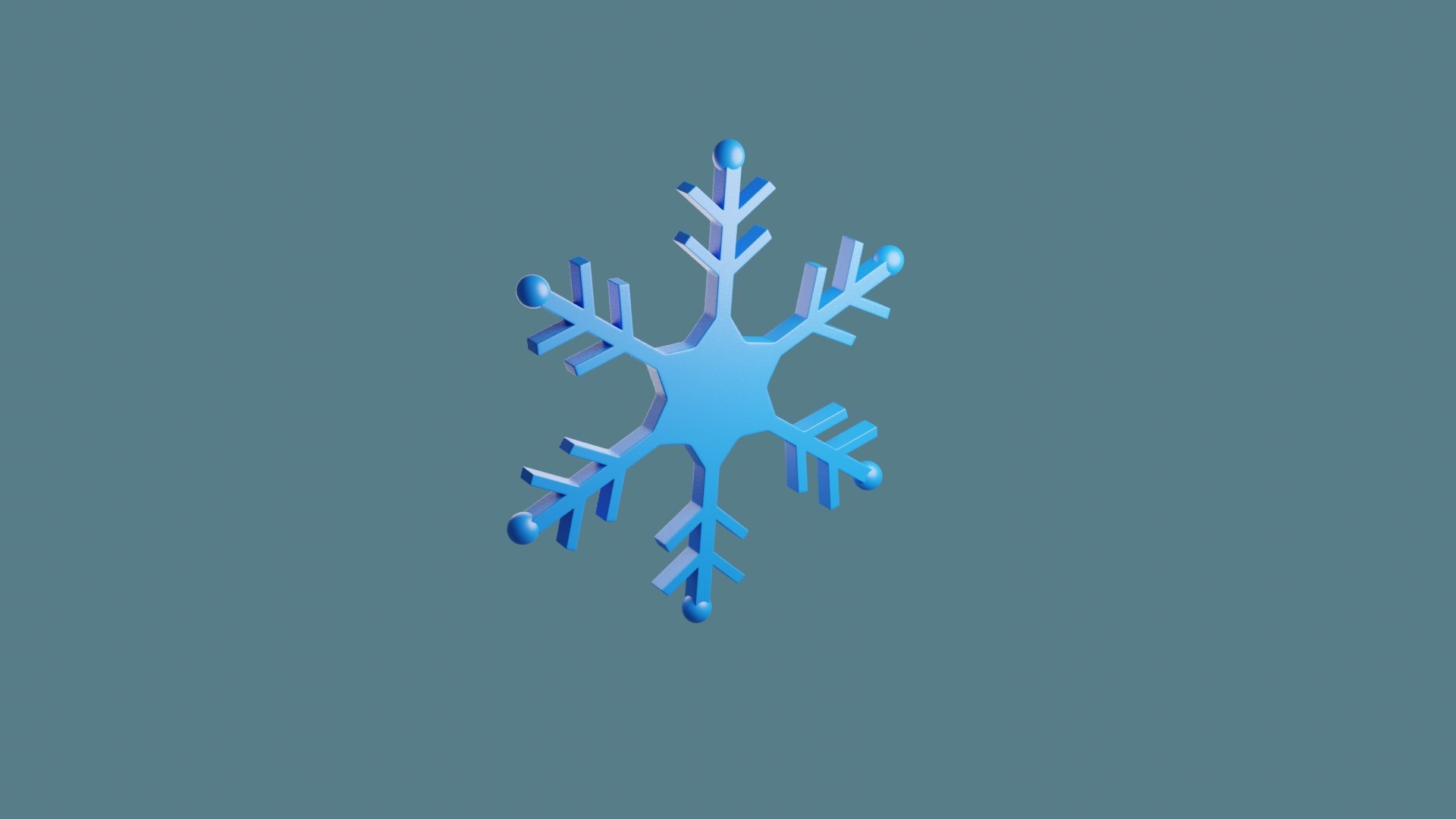 Snow Flake 3D - TurboSquid 2036948