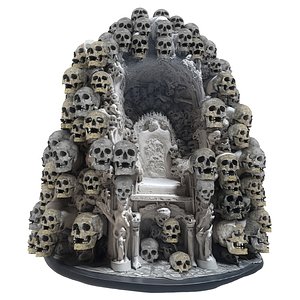 3D A throne of Skulls