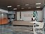 Escena del vestíbulo de recepción de una empresa moderna