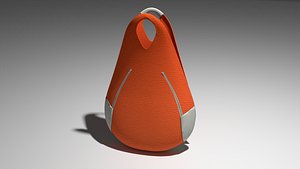 The Apricot Women Bag light modern and practical 3D model