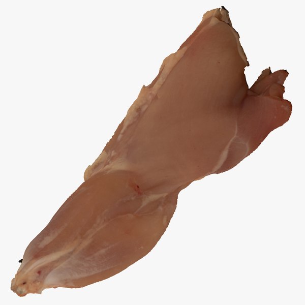 3D Chicken Thigh 01 RAW Scan model
