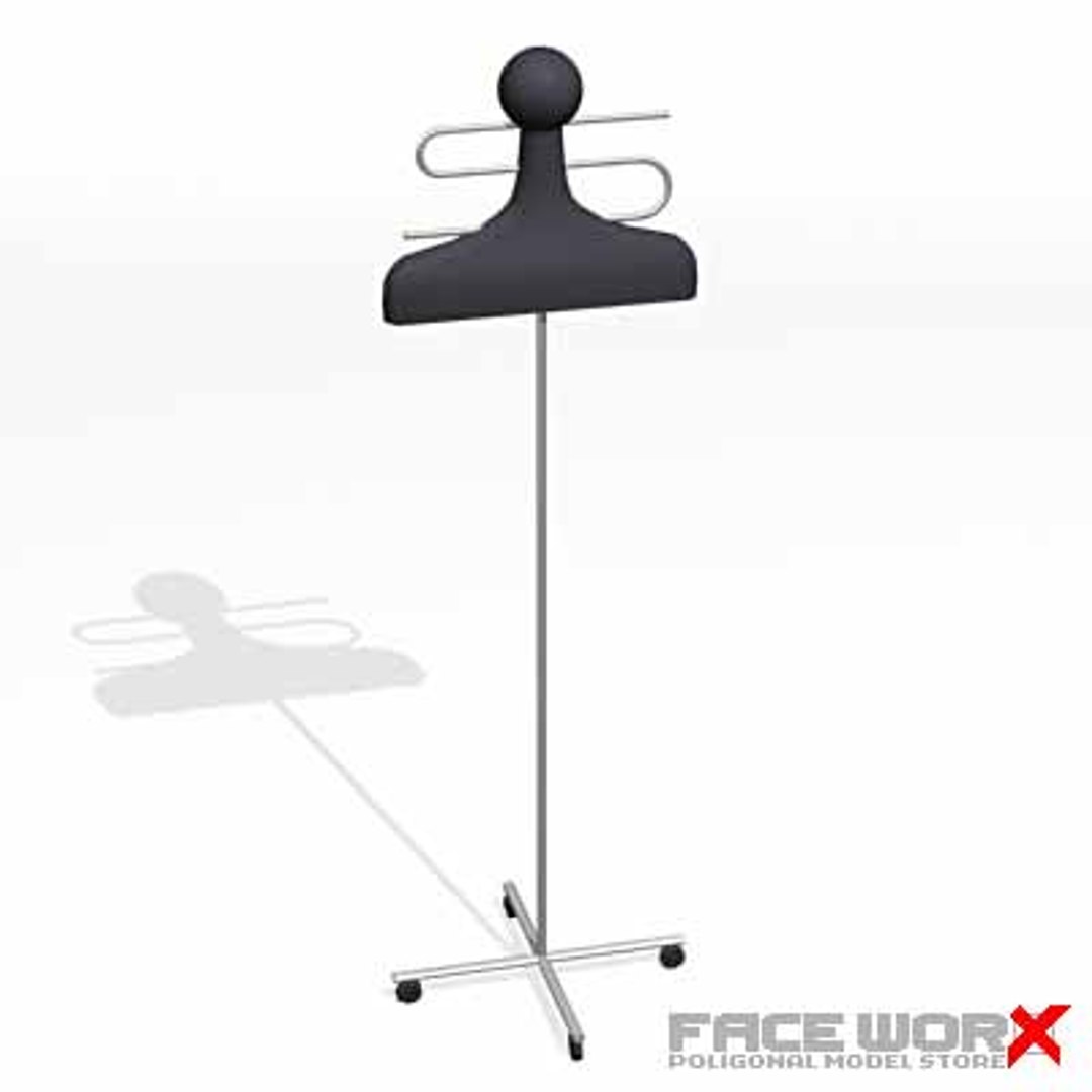 3ds Max Coat Rack