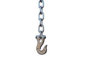 3D Chain and Crane Hook