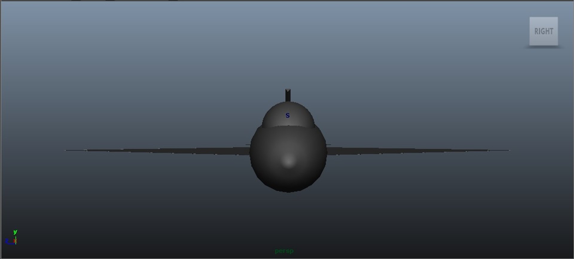 Free Simple Jet 3d Model