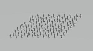 100 Low Poly Flight Deck Crew