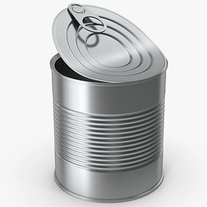 3D Tin Can Opened