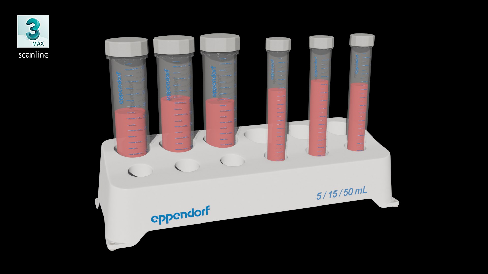 3D Model Eppendorf Tube Rack 5 - TurboSquid 1457997