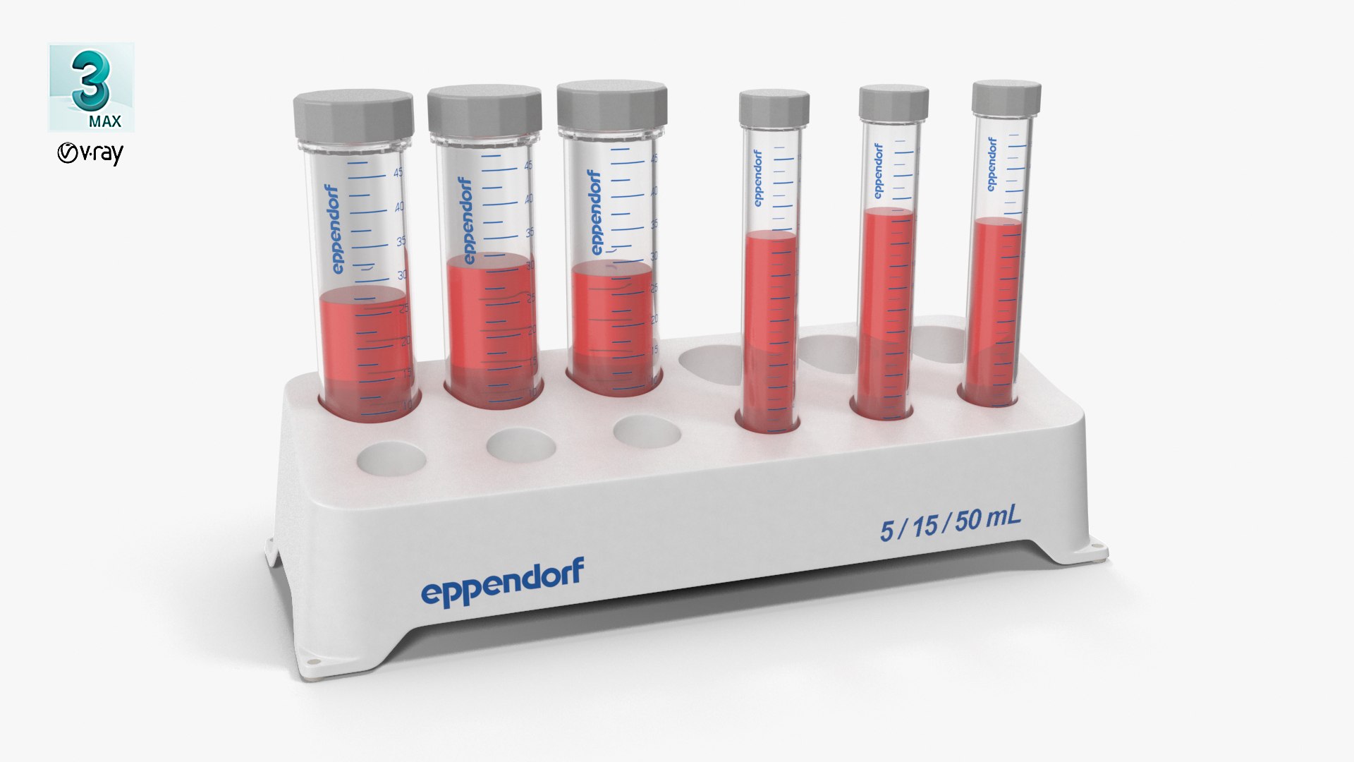 3D Model Eppendorf Tube Rack 5 - TurboSquid 1457997