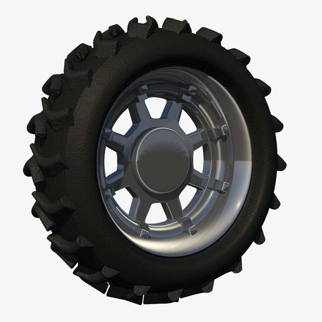 Tractor Rim Rear 3d Obj