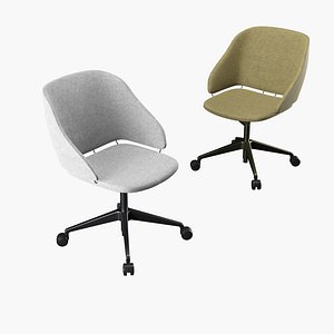 3D Modern work chair 3 model