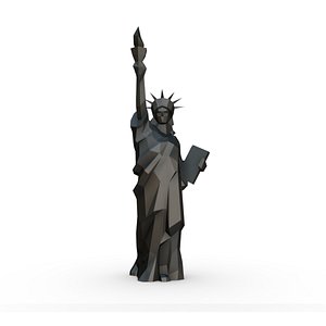 statue of liberty 3D
