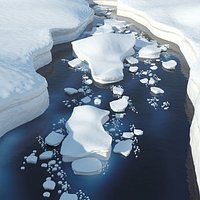 Iceberg landscape