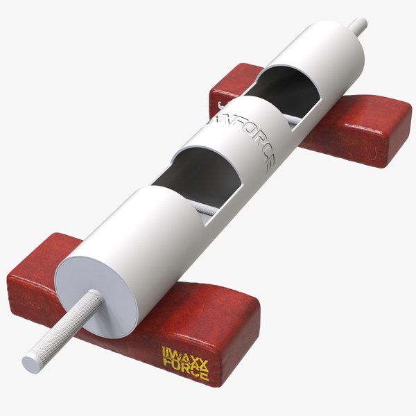 3D Log Bar With Foam Supports model