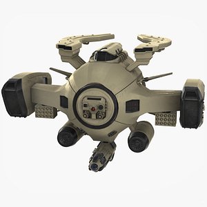sci fi drone futuristic 3D model