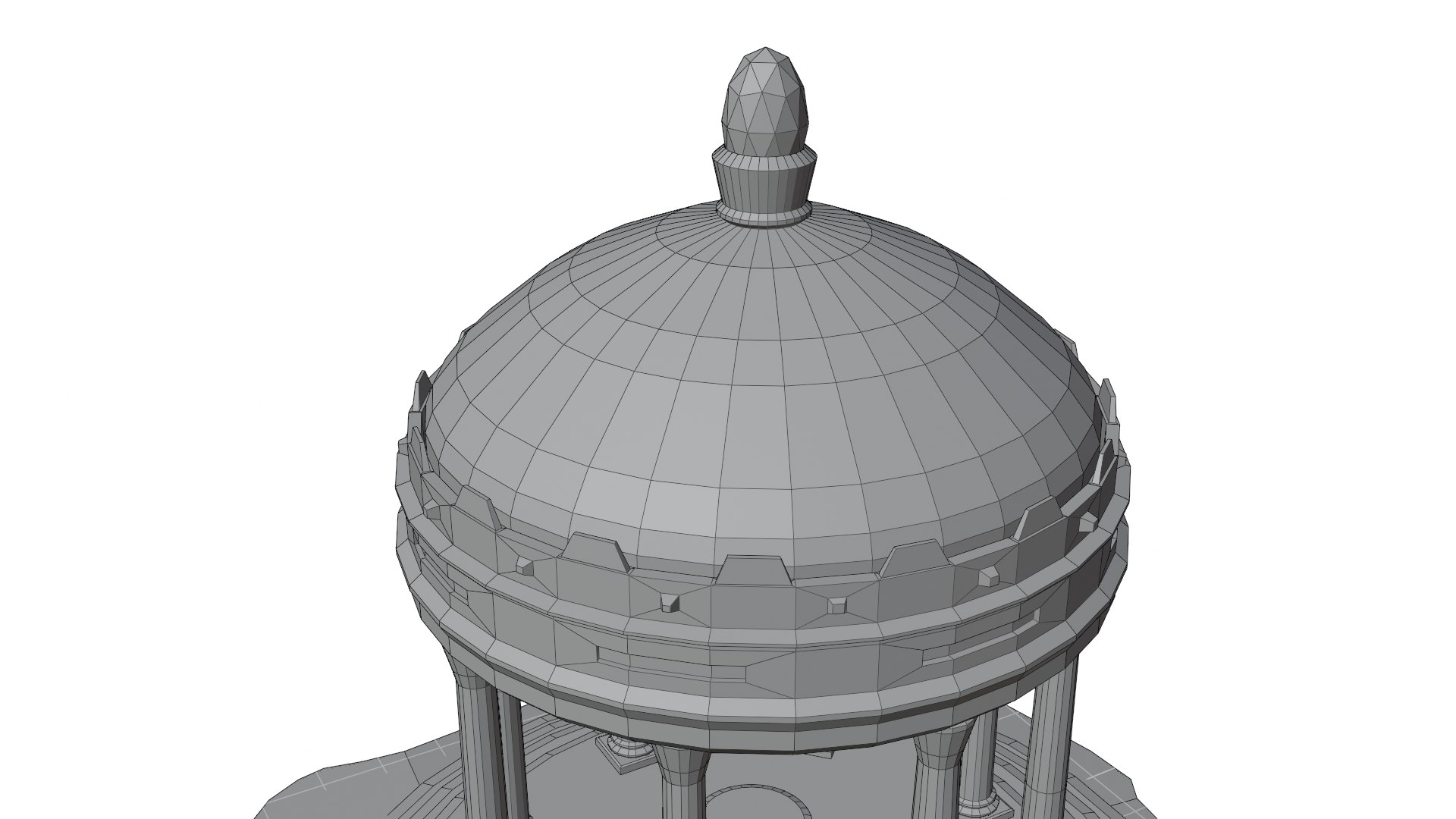 Roman Building - Model - TurboSquid 1608700
