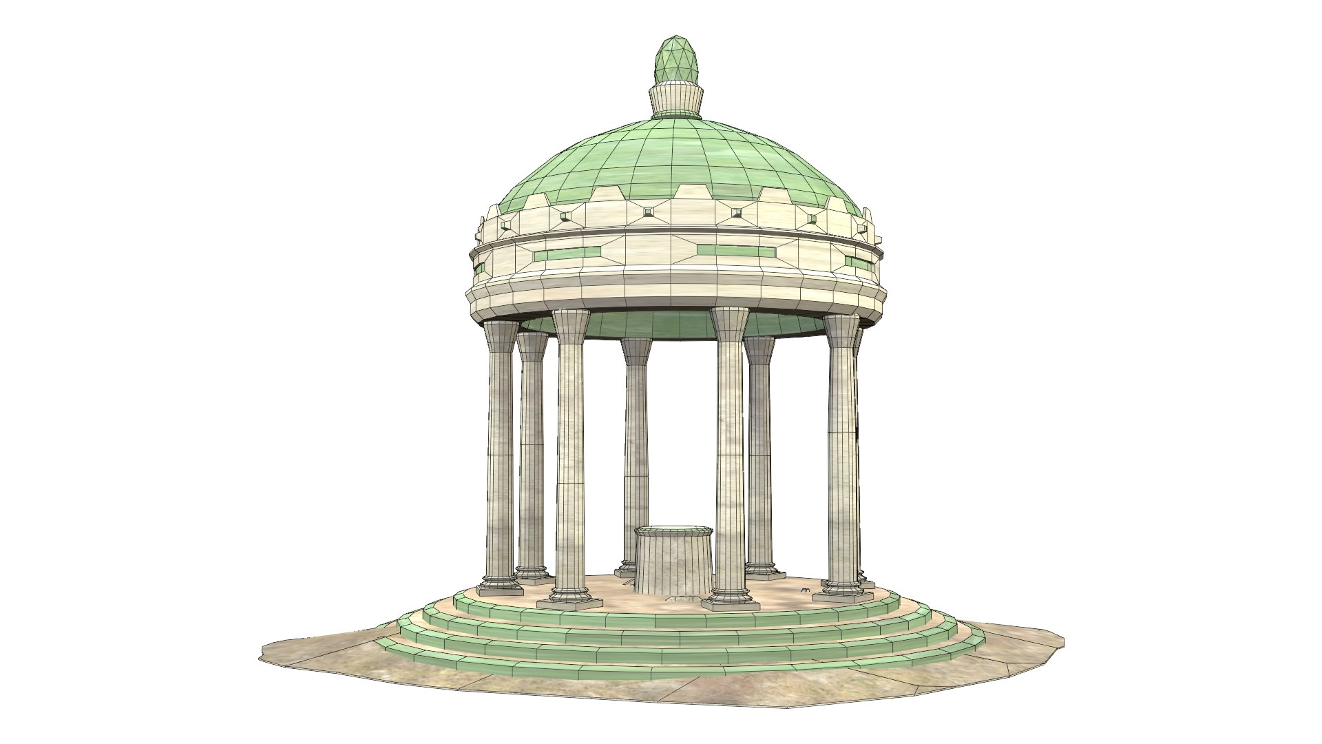 Roman Building - Model - TurboSquid 1608700
