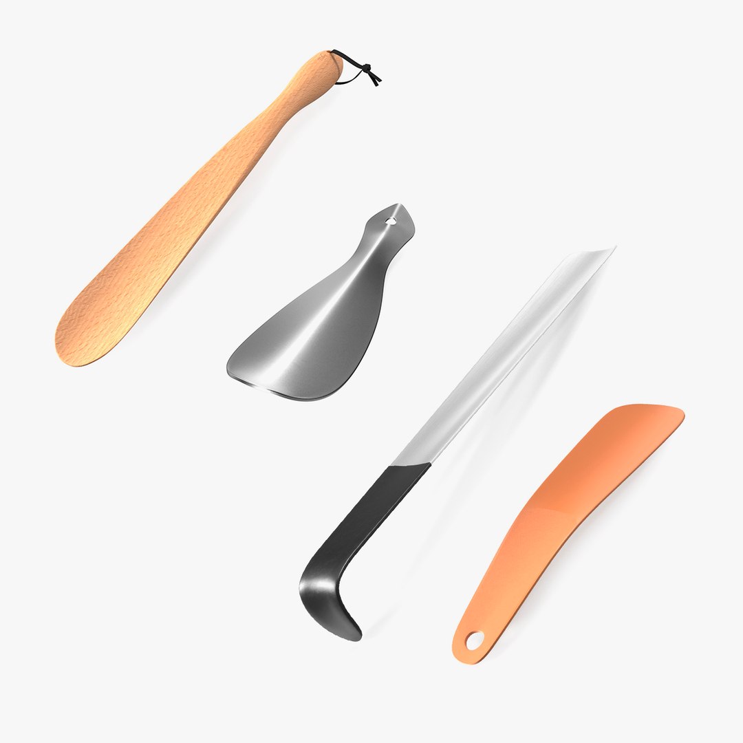 Shoe Horns Collection 2 3D model preview